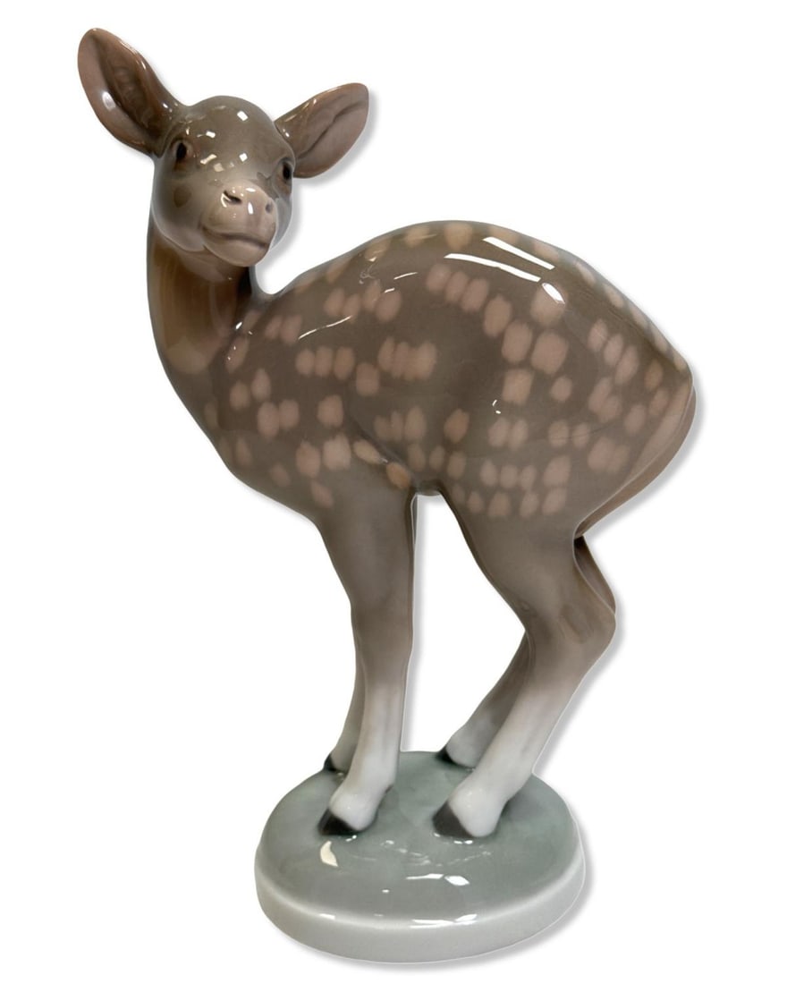 Bing & Grondahl Denmark 1929 Deer on Base Porcelain Figurine (1 of 3)