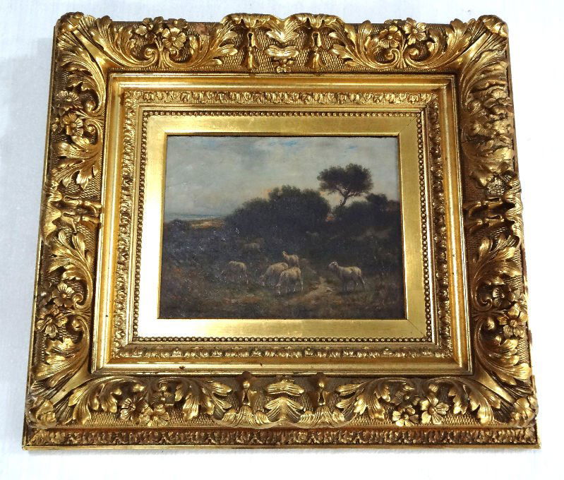 Guy Carleton Wiggins Oil Painting on Canvas: Guy Carleton Wiggins American, 1883-1962 oil painting on canvas. Measures approximately 9 1/4" x 8" x 6" matte and frame.For Domestic or International Shipping Quotes Please Feel Call Ryan or Dave at