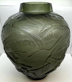 Signed Rene Lalique Archers Vase