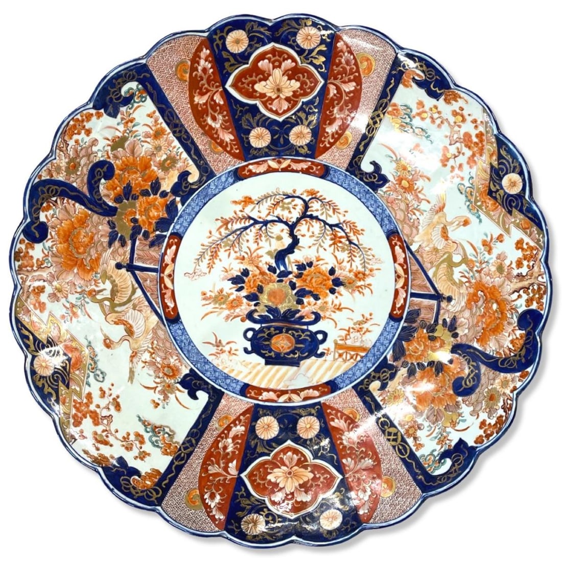 Japanese Imari Porcelain Charger (1 of 2)