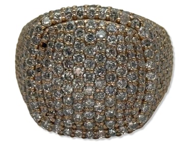 14kt RG & Approx 5.00ct Diamond Ring