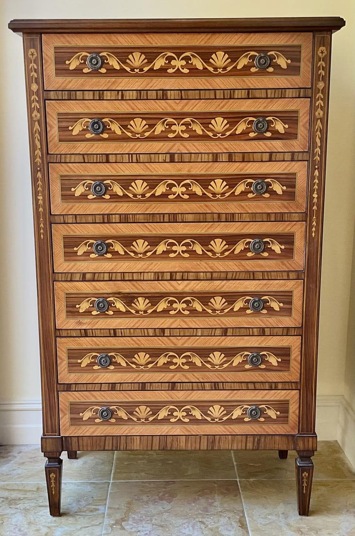 Italian Seven Drawer Chest (1 of 2)