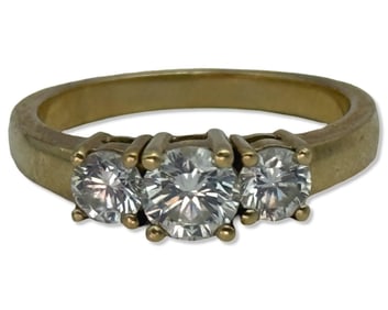 14kt YG & Approx 0.25ct Diamond Ring