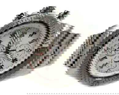 Breitling Super Avenger Stainless Steel Men's Watch: Breitling Super Avenger Stainless Steel Men's Watch. Reference number A13370, measures DIA: 3", case measures 48 mm, watch is in working order.