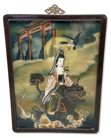 Chinese Reverse Painting on Glass
