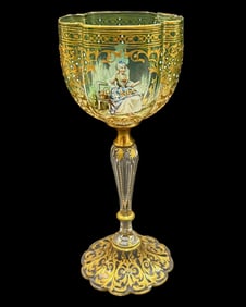 Salviati Venetian Glass Wine Stem