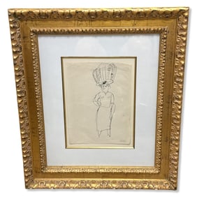 Stamped Raoul Dufy (French, 1877-1953) Etching in Black and White on Paper (C. Early 1900's)