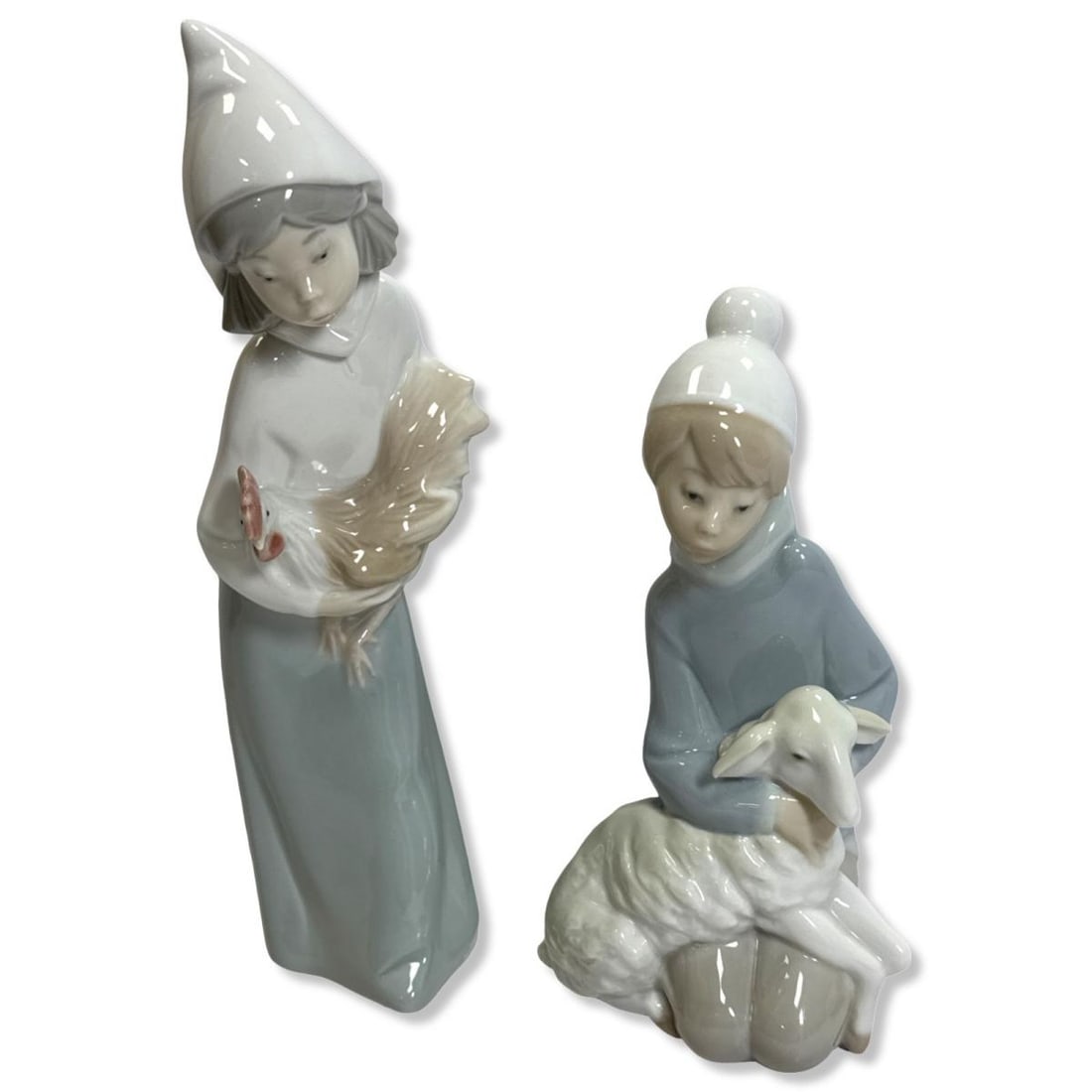 Lot of Two Lladro Porcelain Figurines (1 of 2)