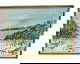 Signed Alfred Birdsey (English/Bermudan, 1912-1996) Oil Painting on Canvas Two Rock Passage