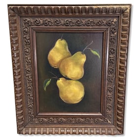 Unsigned Still Life Oil Painting on Canvas