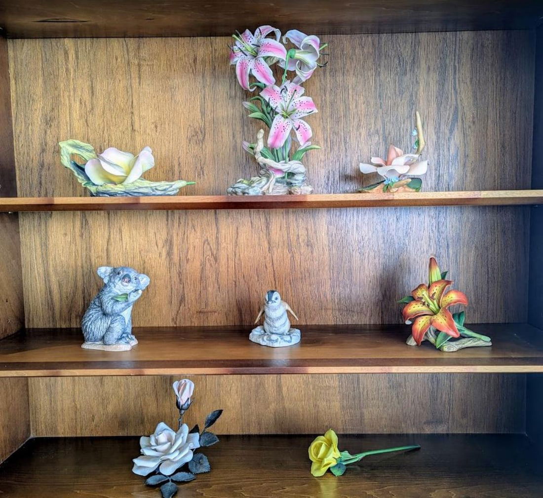 Lot of Eight Assorted Boehm Porcelain Pieces (1 of 9)