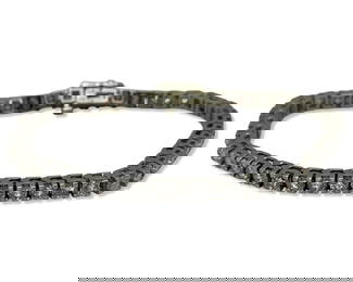 14kt WG & Approx 8.00ct Diamond Tennis Bracelet
