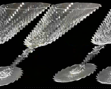 Lot of Eight Baccarat Crystal Ile De France Tall Water Goblets: Lot of Eight Baccarat Crystal Ile De France Tall Water Goblets measures H: 6 1/2"