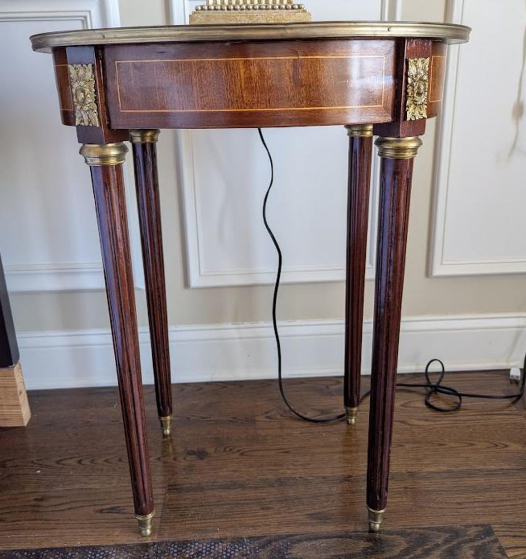 Louis XVI Inlaid Side Table (1 of 2)