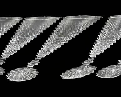 Lot of Six Waterford Crystal Tramore Cut Sherry Glasses: Lot of Six Waterford Crystal Tramore Cut Sherry Glasses measures H: 4 1/2"