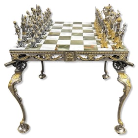 Giuseppe Vasari (Italian, 1934-2005) Limited Edition Complete Gilt & Silvered Bronze Sculptured