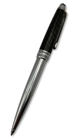 Montblanc Meisterstuck Solitaire Carbon & Steel Ballpoint Pen