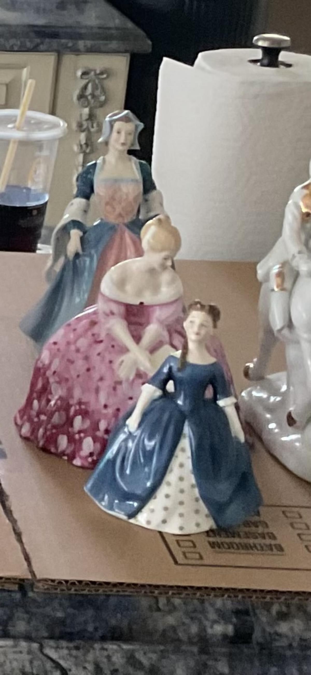 Lot of Three Royal Doulton Porcelain Figures (1 of 1)