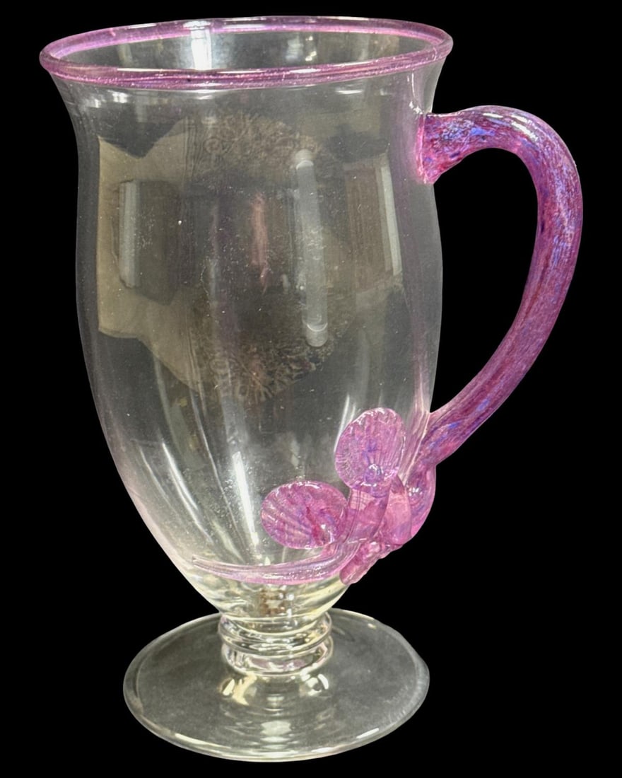 Carder Steuben Mat-Su-No-Ke Amethyst Cintra Tumbler: Carder Steuben Mat-Su-No-Ke Amethyst Cintra Tumbler measures H: 6 1/8" x W: 4 1/2"