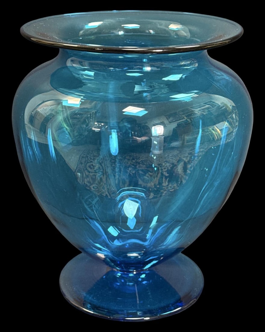 Carder Steuben Celeste Blue Vase (1 of 2)