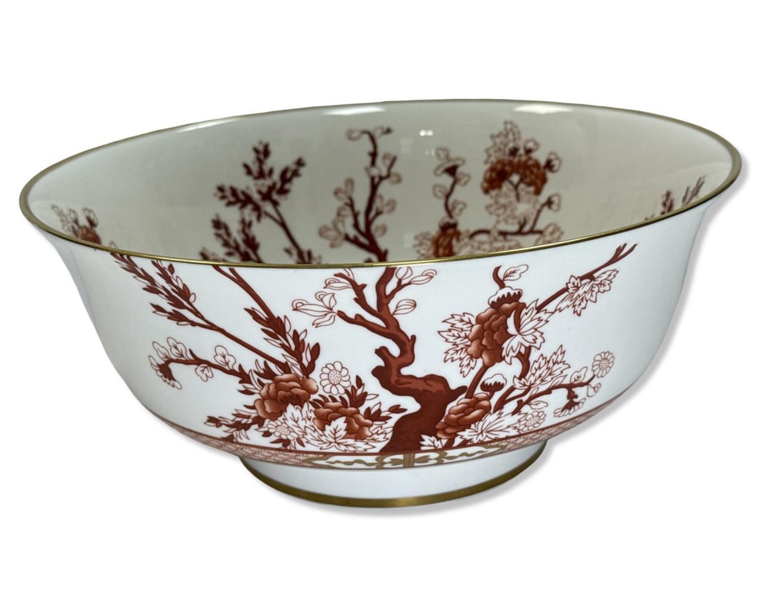 Coalport Indian Tree Coral Serving Bowl (1 of 2)
