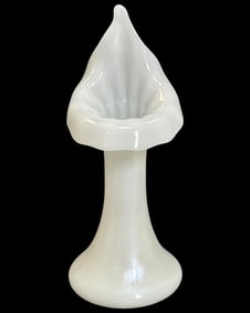 Signed Frederick Carder (English, 1863-1963) Ivrene Jack in the Pulpit Lilly Vase