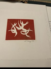 MARK TOBEY SIX IMPROMPTUS ORIGINAL AQUATINTS ON OMAR KHAYYAM ORIGINAL