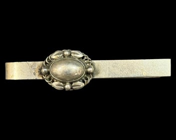 Georg Jensen Denmark Sterling Silver Tie Clip
