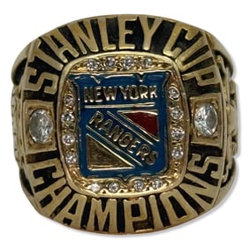14kt YG & Diamond 1994 New York Rangers Stanley Cup Championship Ring
