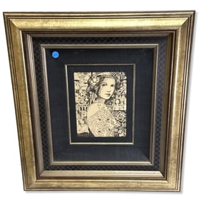 Csaba Markus (Hungarian b. 1953) Amazonia Etching in Black and White