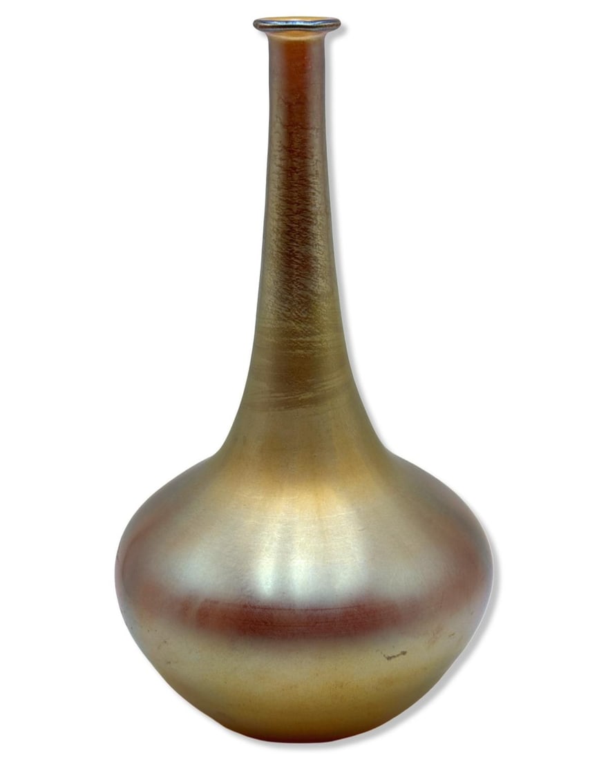 Tiffany Studios? Favrile Glass Centerpiece Vase (1 of 4)