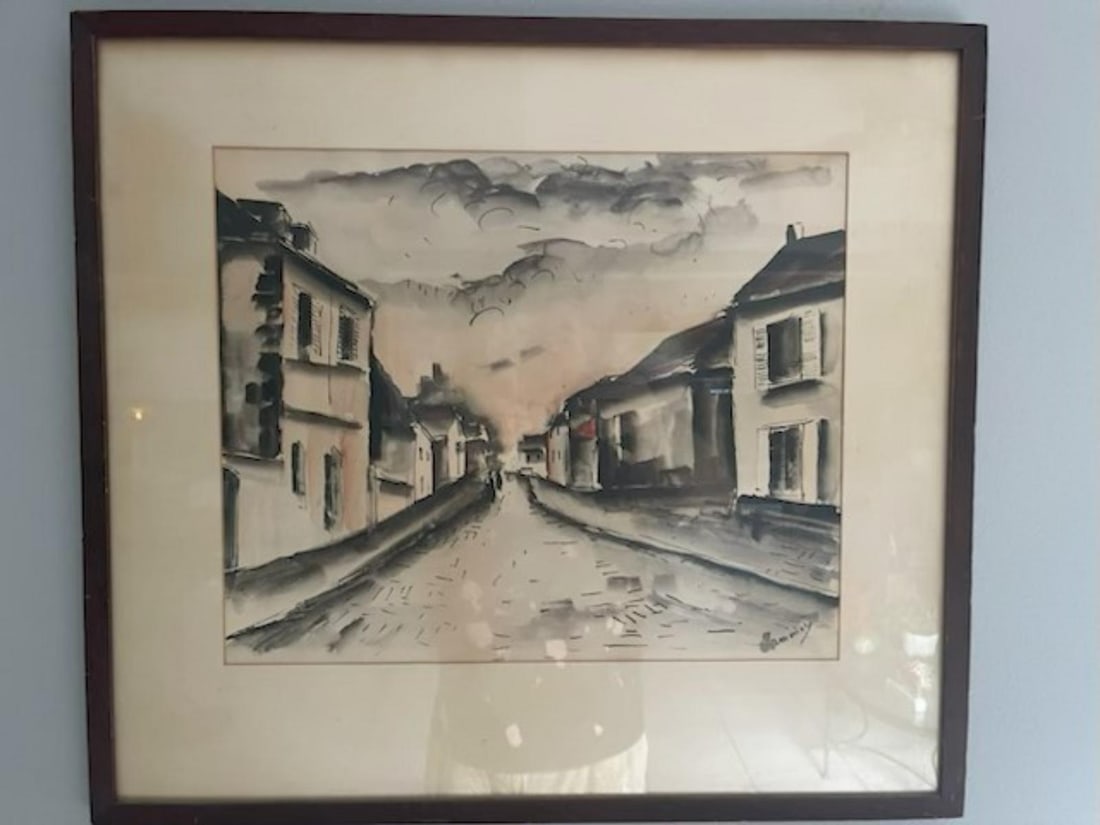 Maurice de Vlaminck (FRENCH, Paris 1876-1958 Reuil-La-Gadelière) original ink, watercolor and (1 of 4)