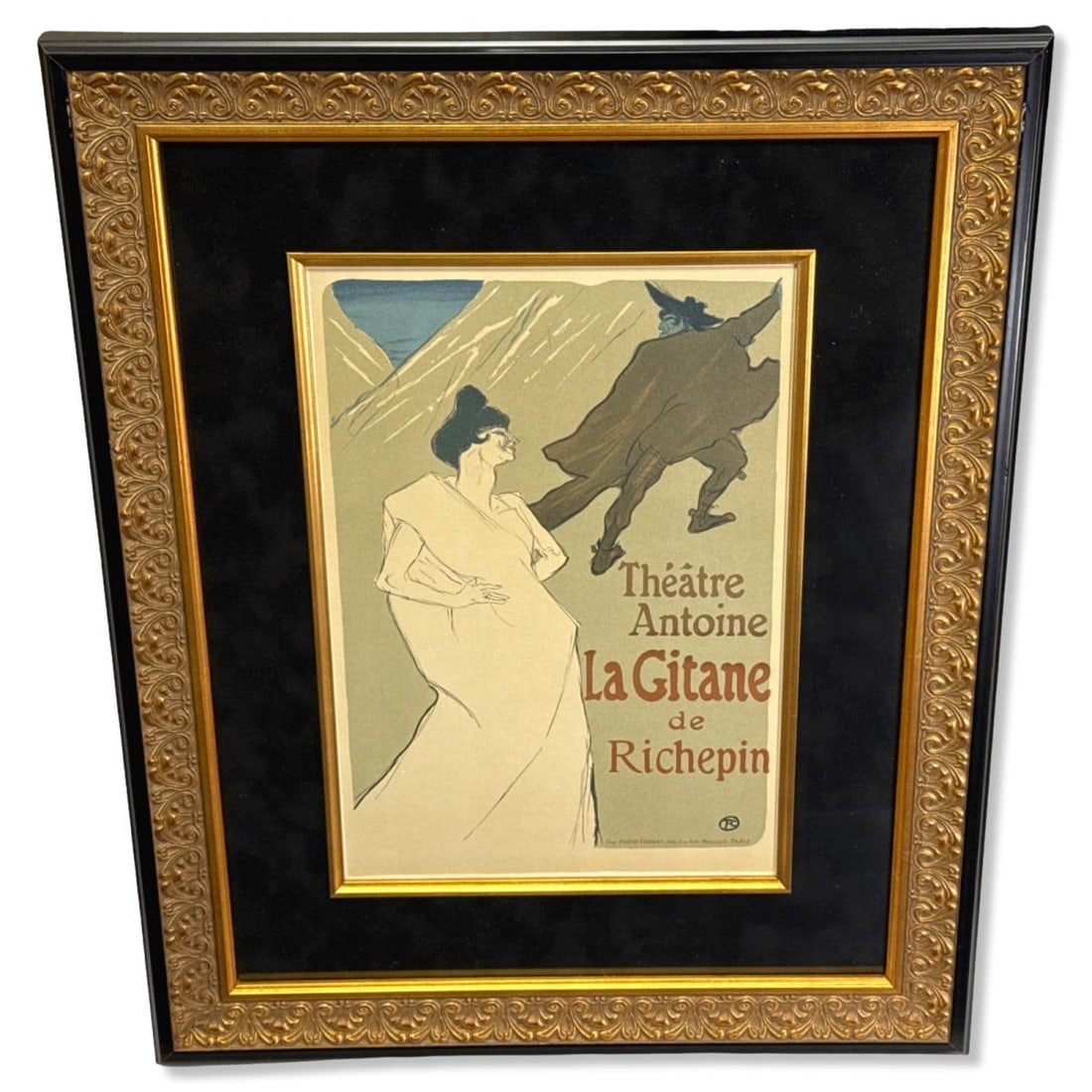 Henri de Toulouse Lautrec (French, 1864-1901) Lithograph in Color (1 of 2)