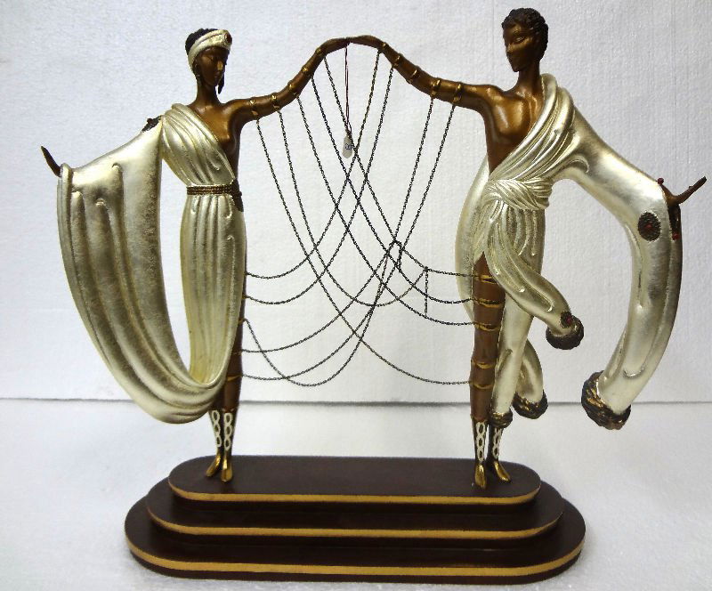 Erte Bronze "The Wedding": Erte Bronze "The Wedding". Year produced 1986, Measures 16 3/4" high, current retail - $25,000.For Domestic or International Shipping Quotes Please Feel Call Ryan or Dave at Eagle Shipping Center 561-