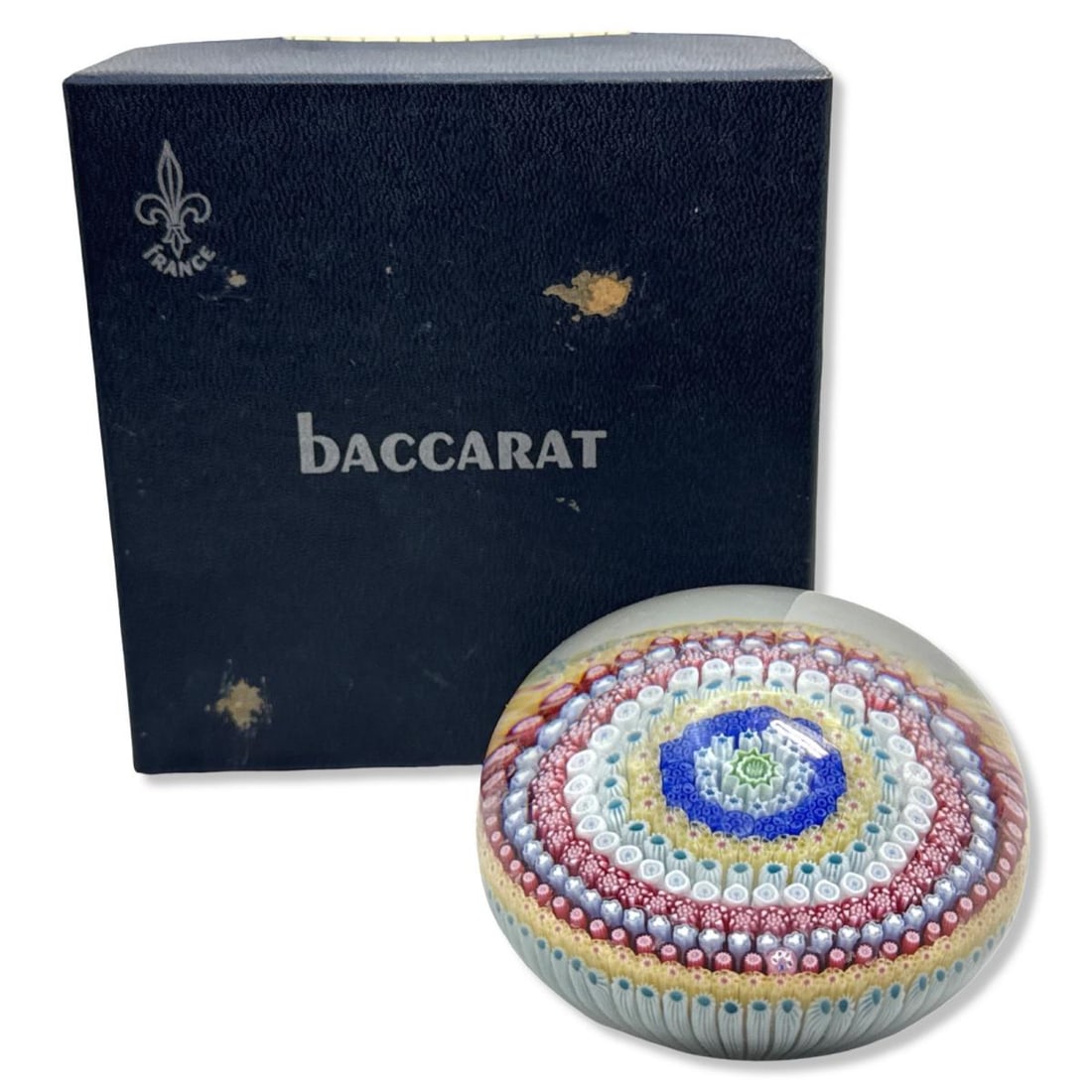 Baccarat Close Concentric Millefiori Paperweight (1 of 3)