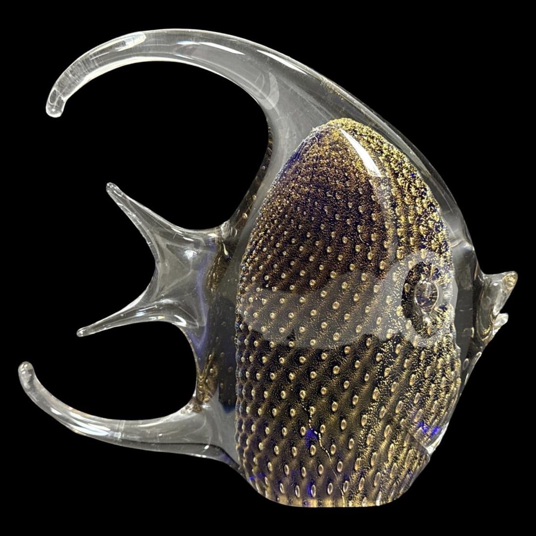 Murano Style Art Glass Fish Sculpture (1 of 1)