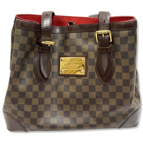Louis Vuitton Damier Ebene Hampstead MM Tote Bag