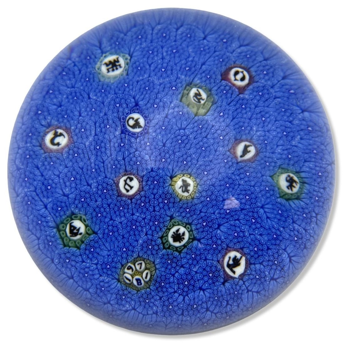 Baccarat Zodiac Millefiori Paperweight (1 of 2)