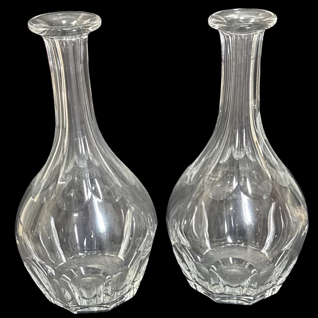 Pair of Baccarat Clear Crystal Centerpiece Decanters (1 of 4)