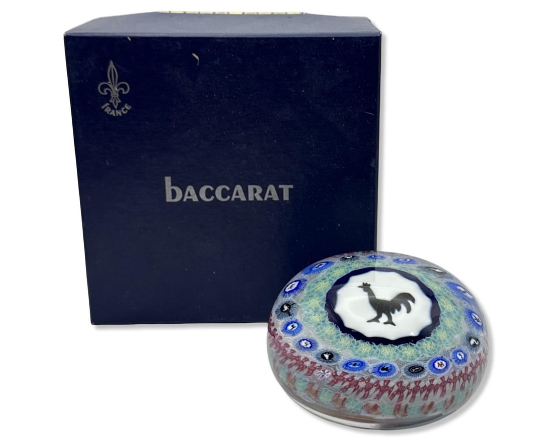 Baccarat Gridel Rooster Paperweight (1 of 3)