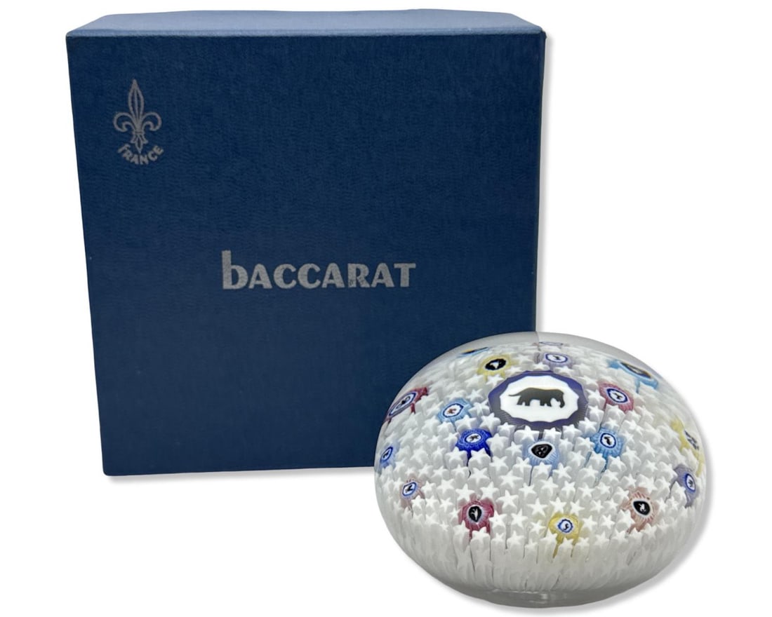 Baccarat Gridel Elephant Paperweight (1 of 3)