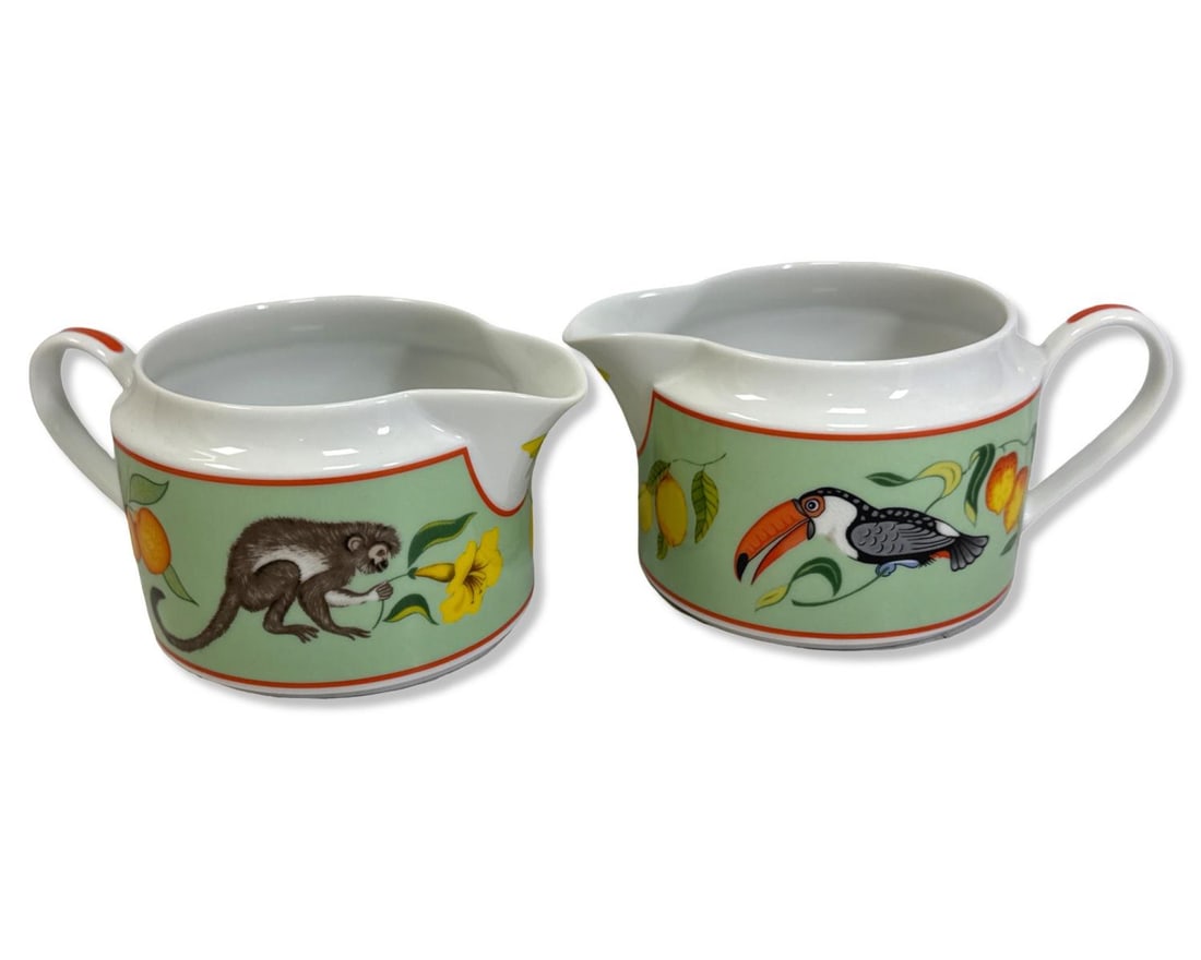Pair of Lynn Chase Monkey Business Gravy Boats (1 of 3)