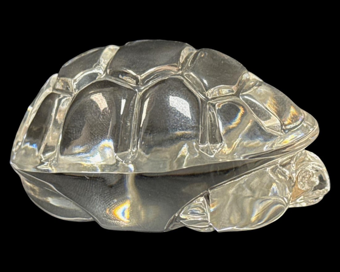 Steuben Crystal Turtle Paperweight - 3