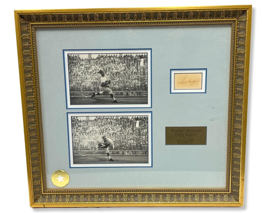 Signed Sandy Koufax Original Autograph (1 of 2)