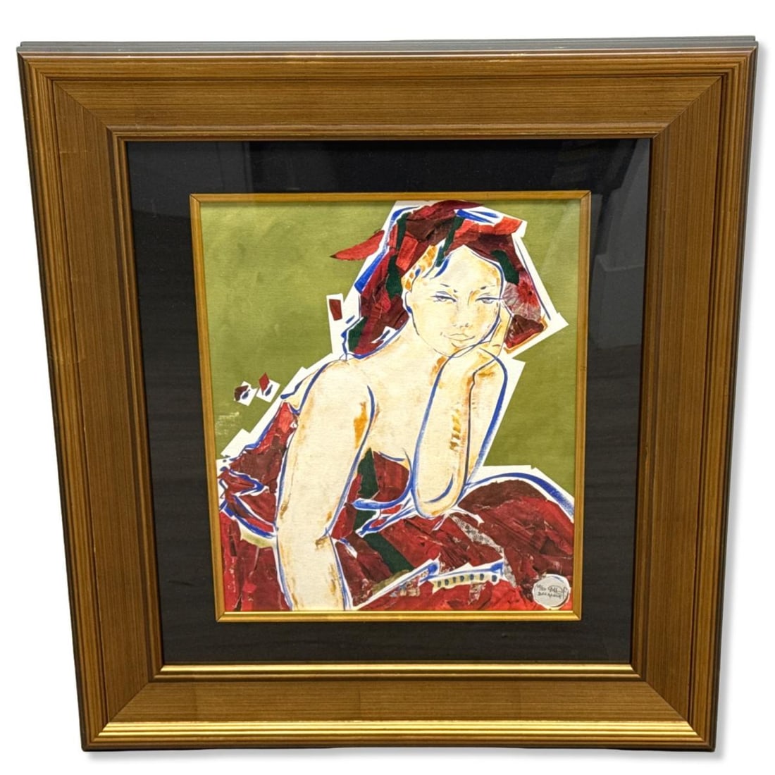 Signed Martine Delaleuf (French, b. 1948) Giclee in Color (1 of 3)