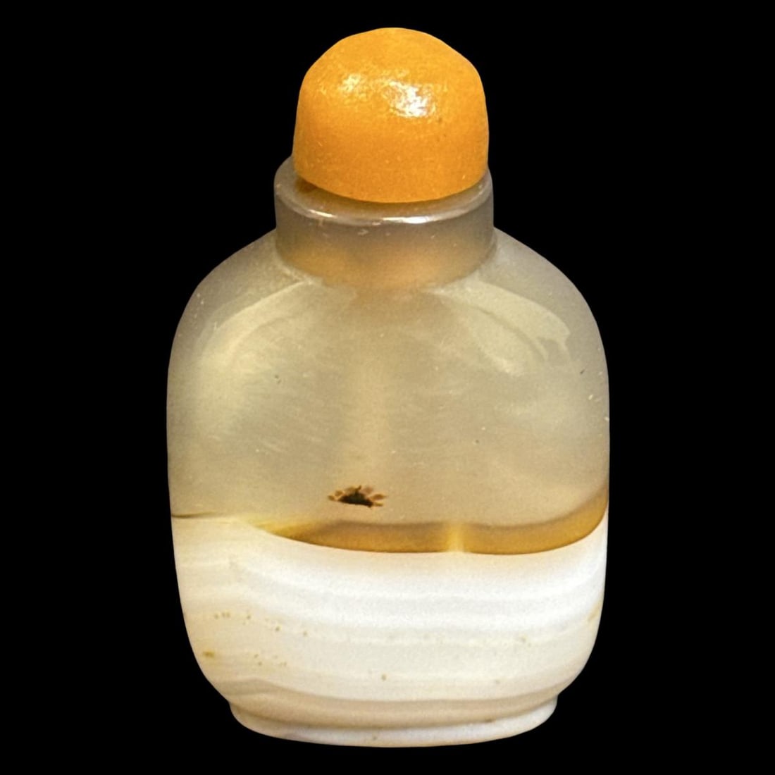 Antique Chinese Multicolored Agate Snuff Bottle (1 of 2)