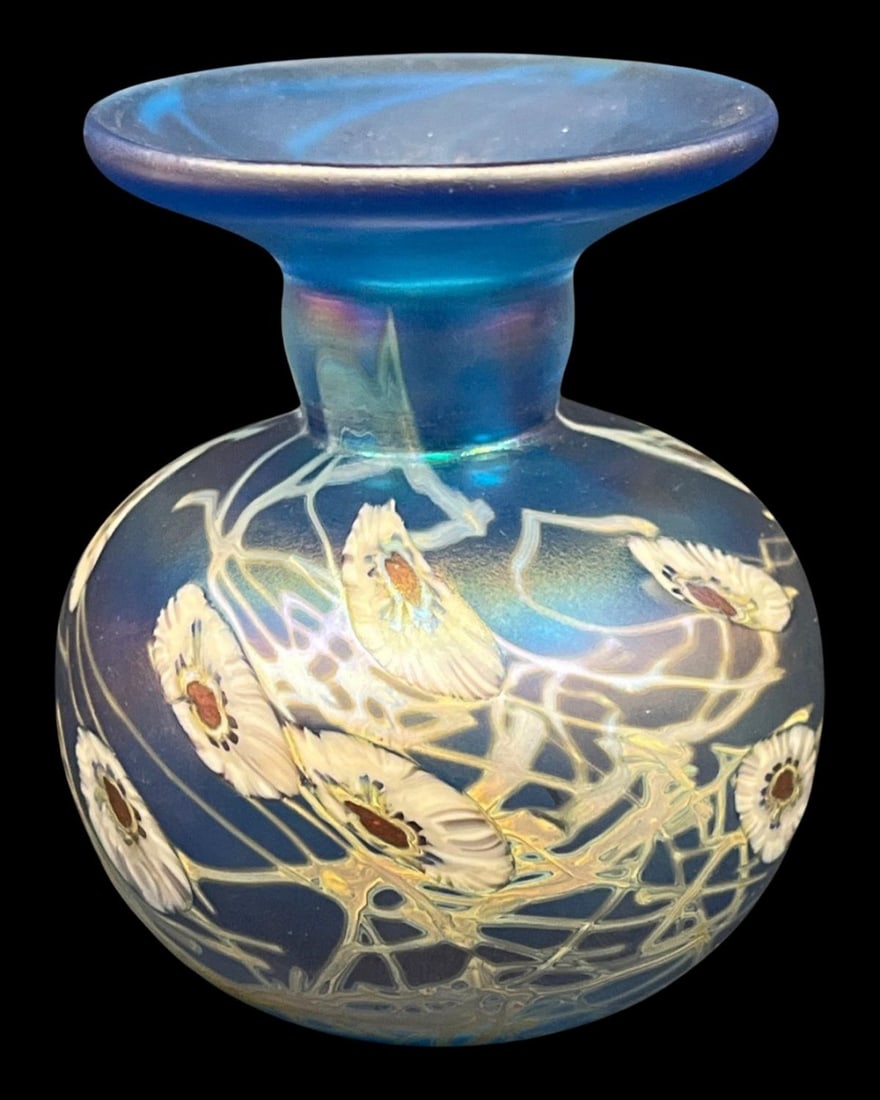 Signed Hal Art Glass Vase (1 of 2)