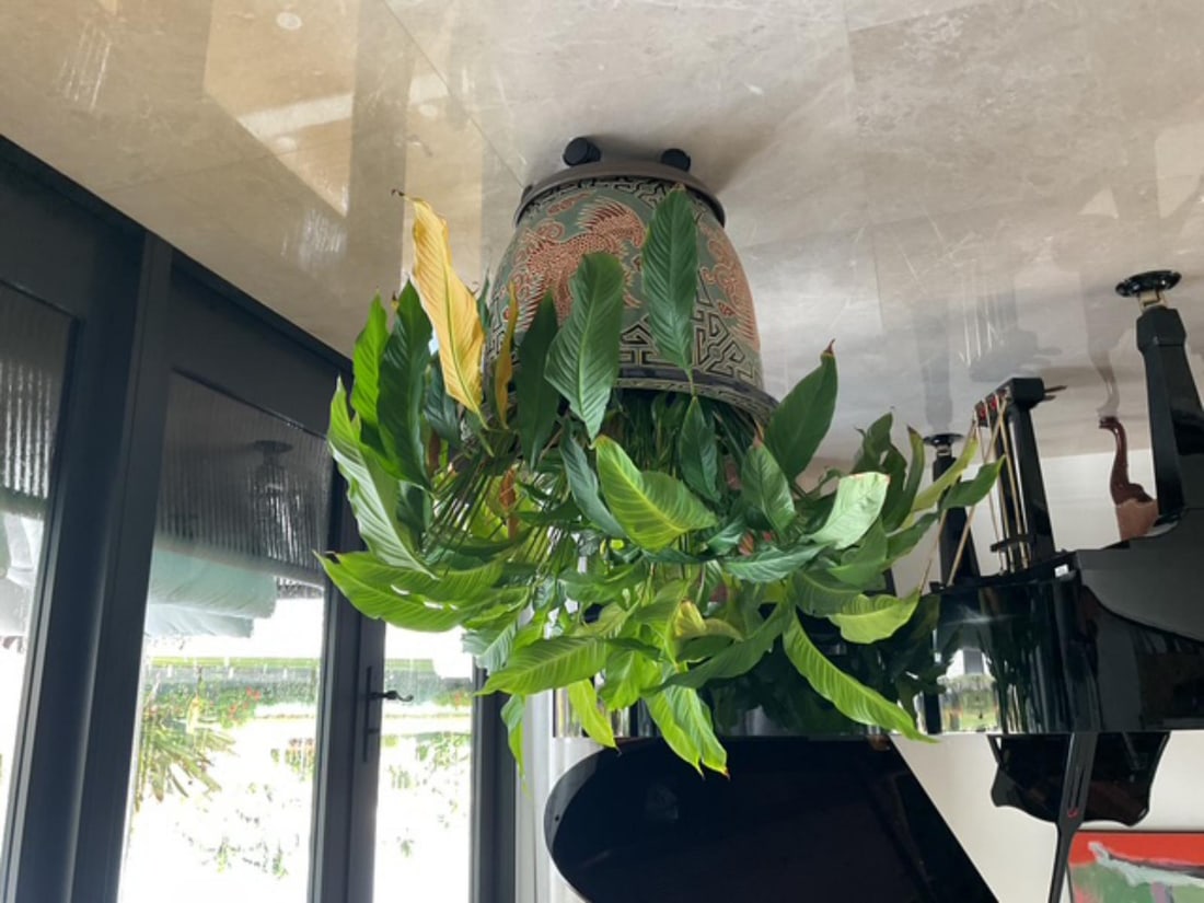 Vintage Chinese Enamel Planter Pot (1 of 1)