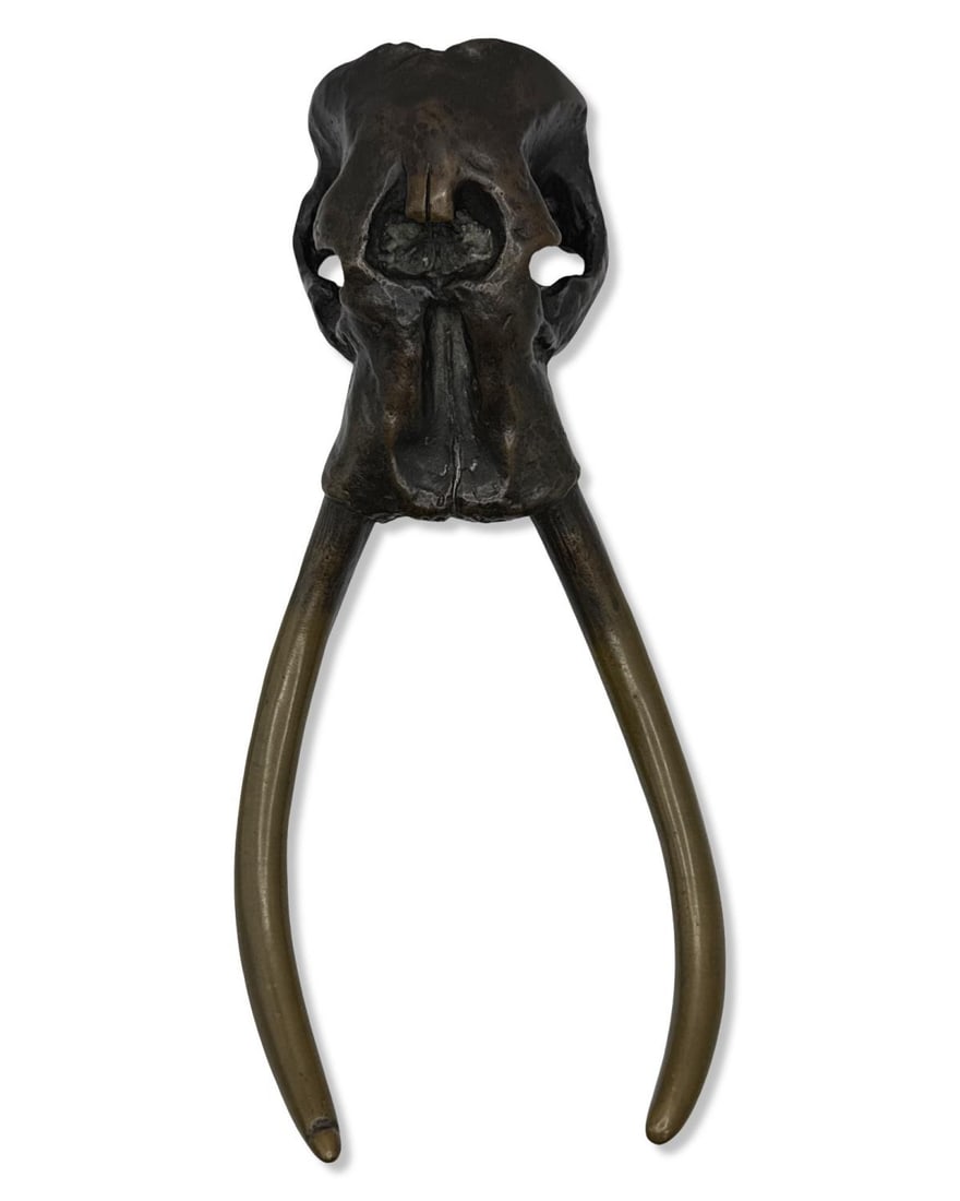 Signed Robert Glen (Kenyan, 1940-2023) Bronze Sculpture of a Mammoth Skull (1 of 3)