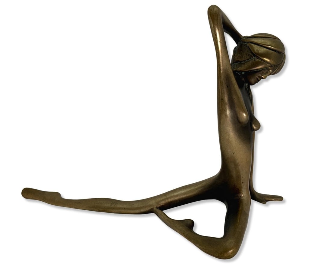 Signed Bob Bennett (American, 1928-2003) Bronze Sculpture of a Nude Woman (1 of 3)